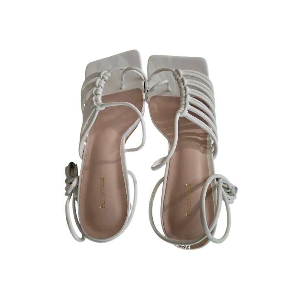 Pretty little things 7 heels white
